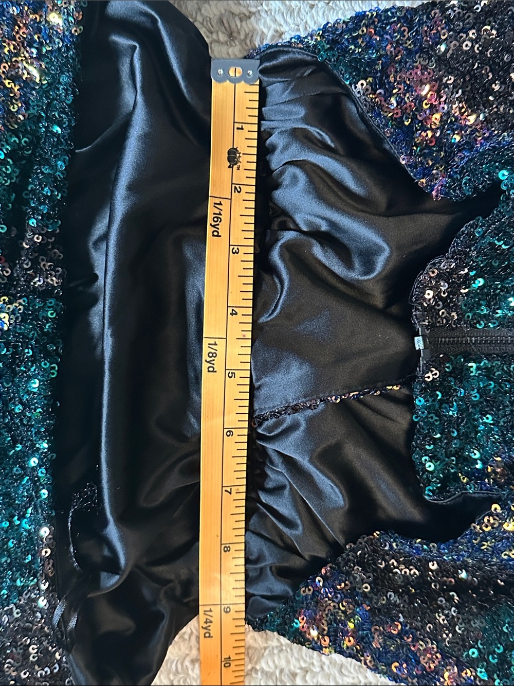ASTR The Label Jayla Sequin Cutout Midi Cocktail Dress Multicolor M - Picture 9 of 10